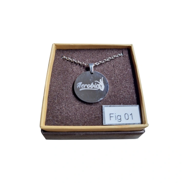 AEROBICA FIG 01 Collana gioiello in acciaio
