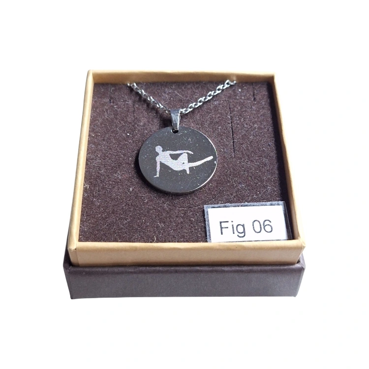 AEROBICA FIG 06 Collana gioiello in acciaio