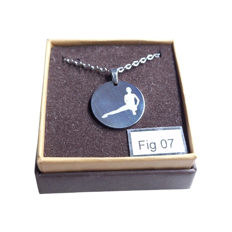 AEROBICA FIG 07 Collana gioiello in acciaio