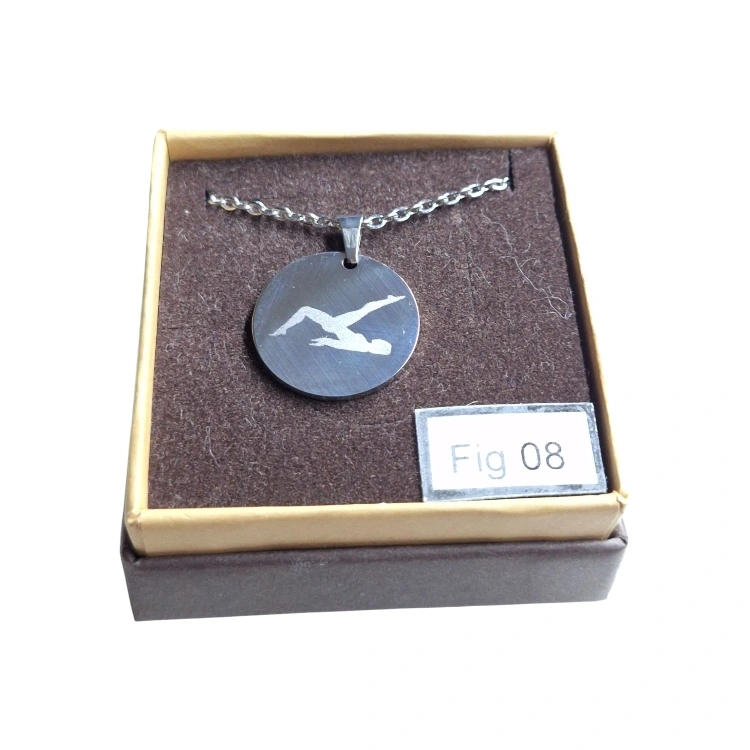 AEROBICA FIG 08 Collana gioiello in acciaio