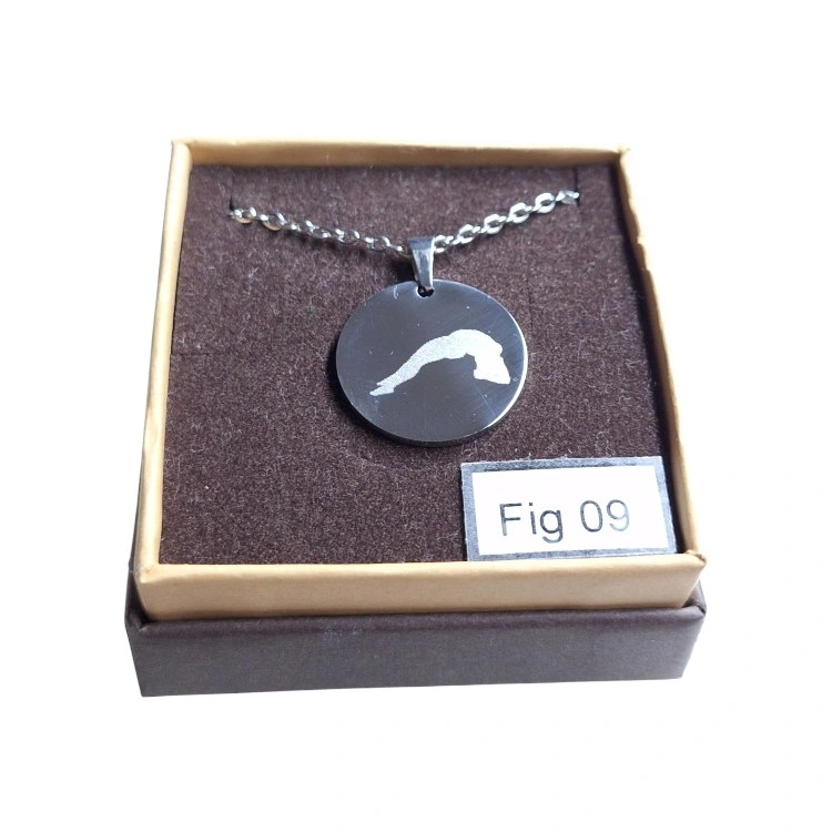 AEROBICA FIG 09 Collana gioiello in acciaio