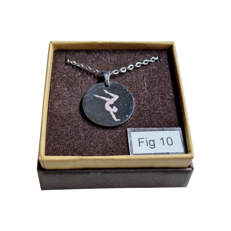 AEROBICA FIG 10 Collana gioiello in acciaio