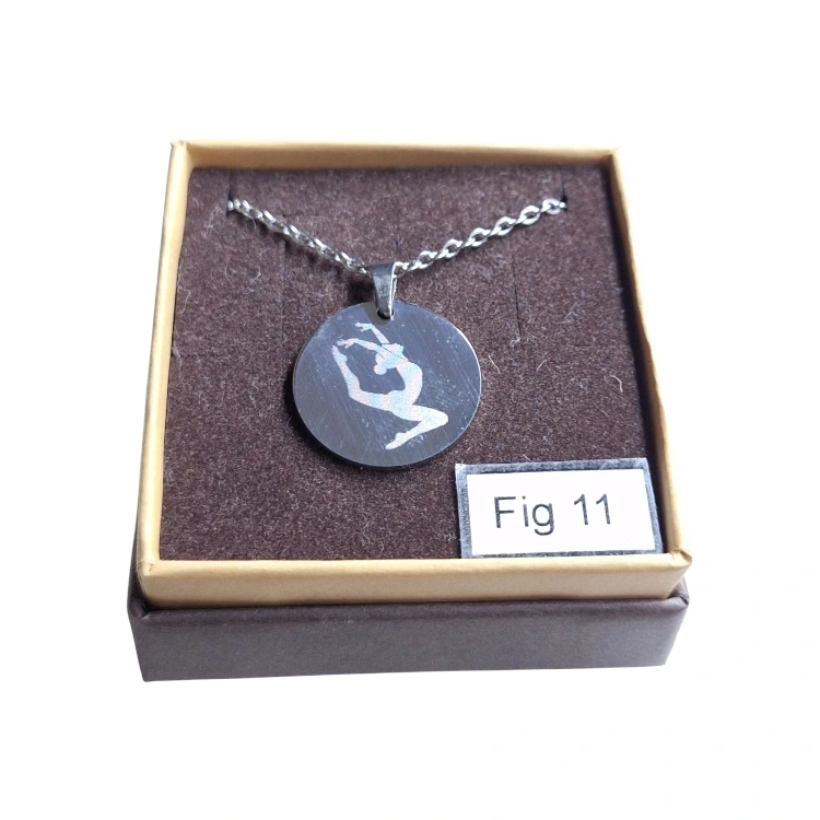 AEROBICA FIG 11 Collana gioiello in acciaio