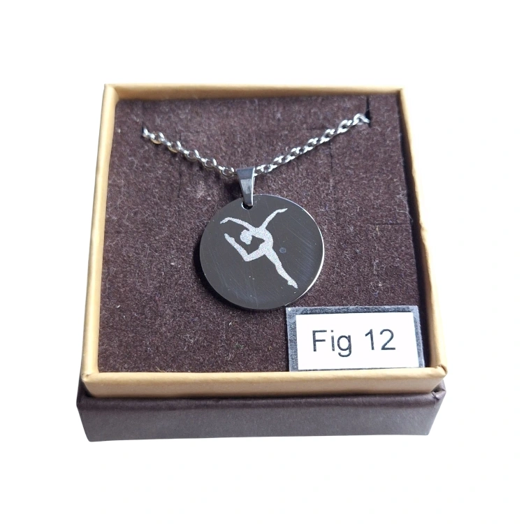 AEROBICA FIG 12 Collana gioiello in acciaio