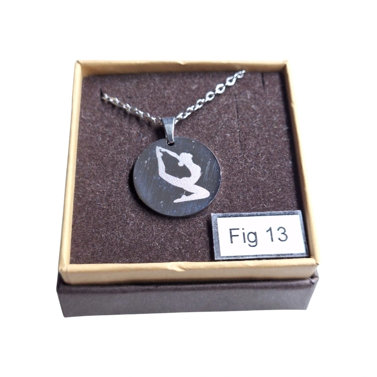 AEROBICA FIG 13 Collana gioiello in acciaio