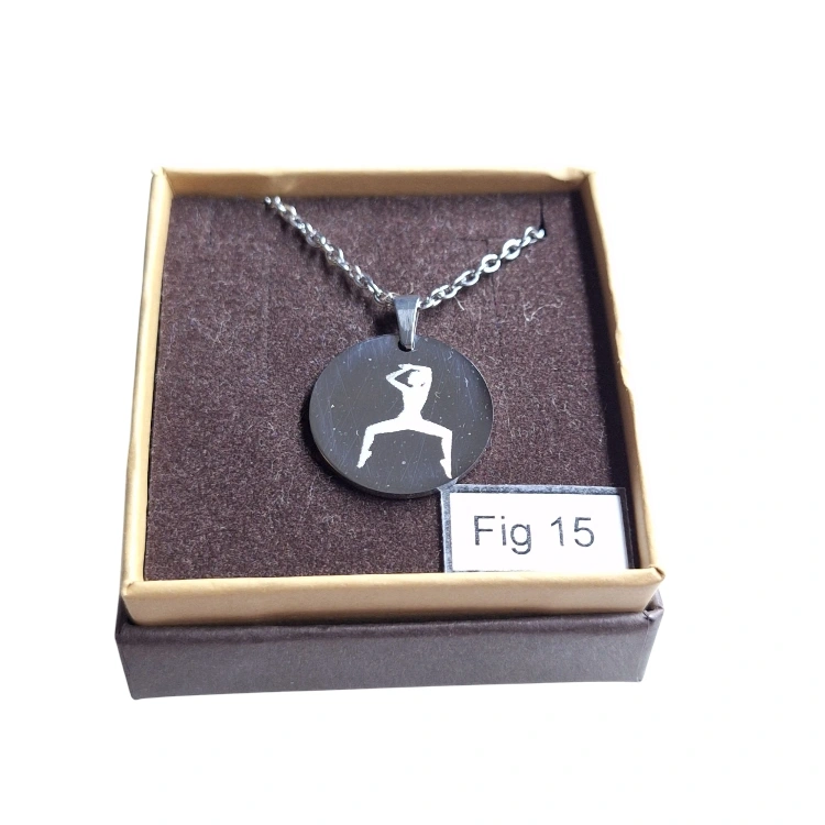 AEROBICA FIG 15 Collana gioiello in acciaio