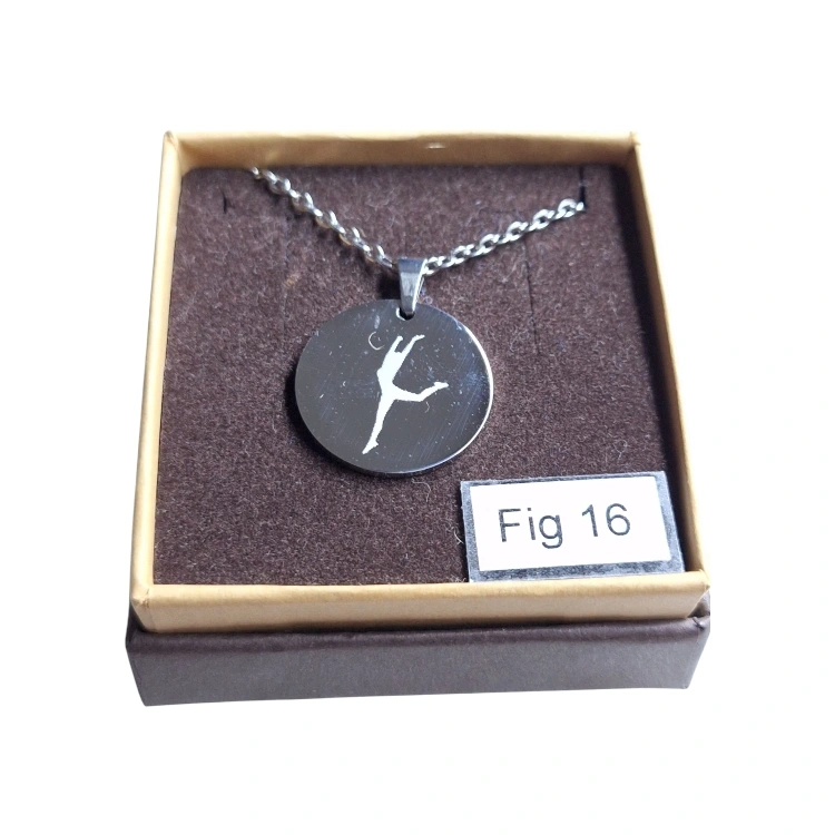 AEROBICA FIG 16 Collana gioiello in acciaio