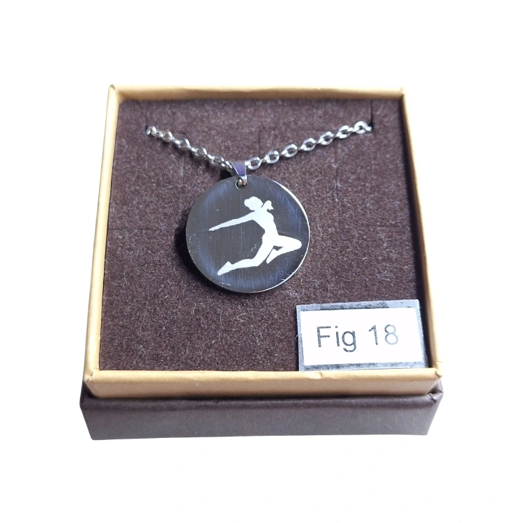 AEROBICA FIG 18 Collana gioiello in acciaio