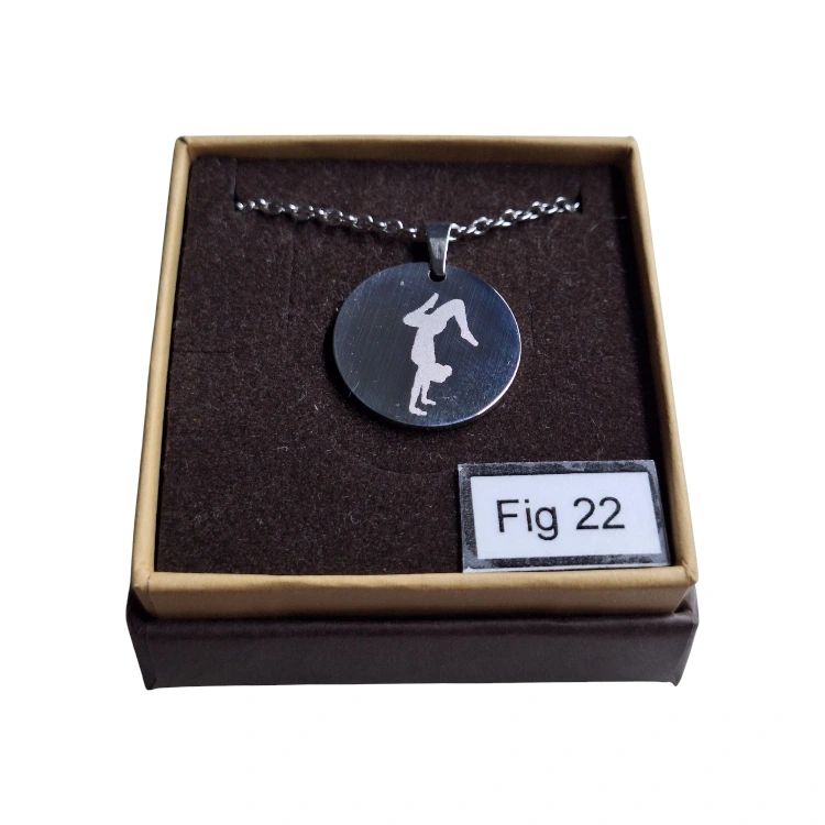 AEROBICA FIG 22 Collana gioiello in acciaio