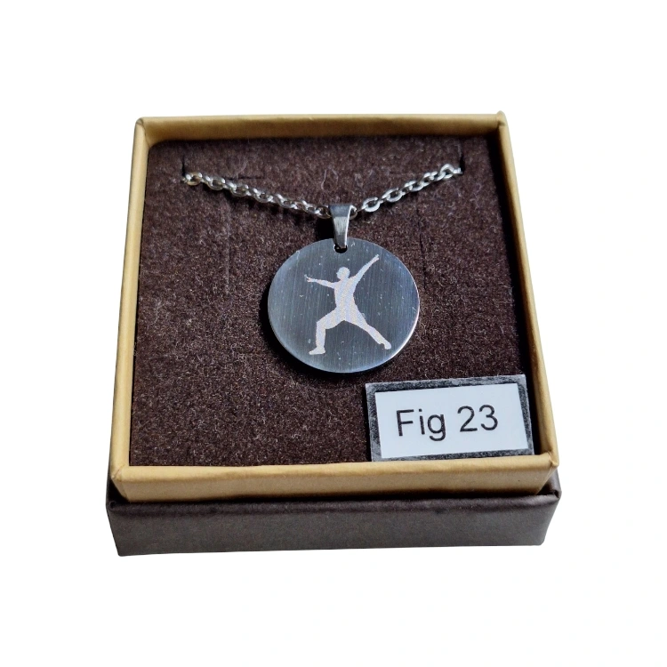 AEROBICA FIG 23 Collana gioiello in acciaio