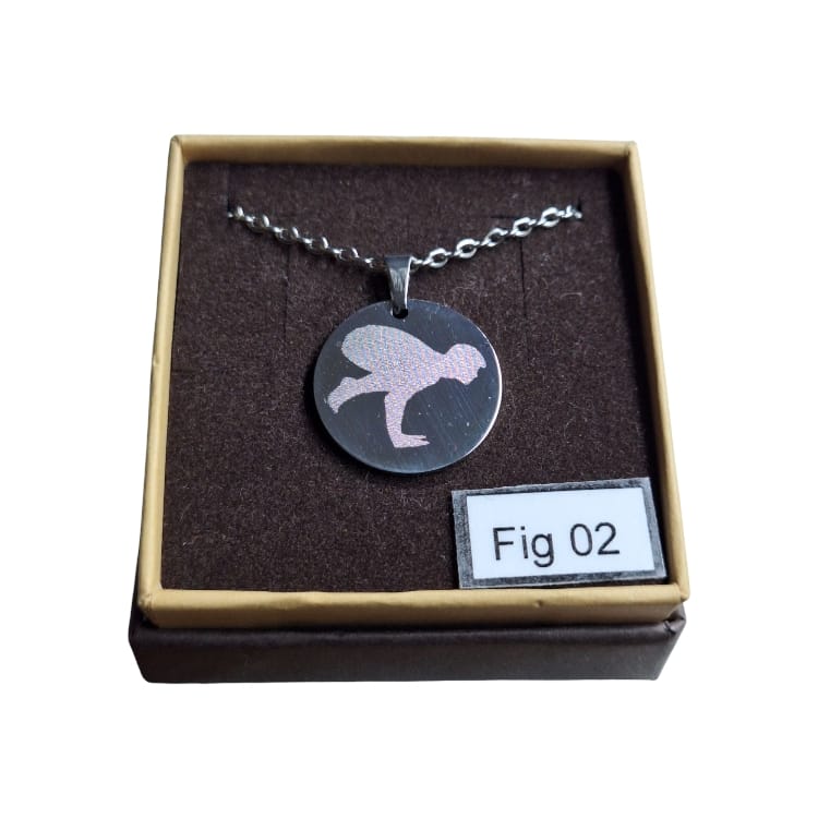 AEROBICA FIG 02 Collana gioiello in acciaio