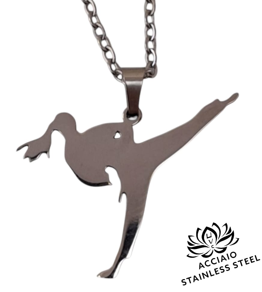 Collana karate 01 Sagoma donna